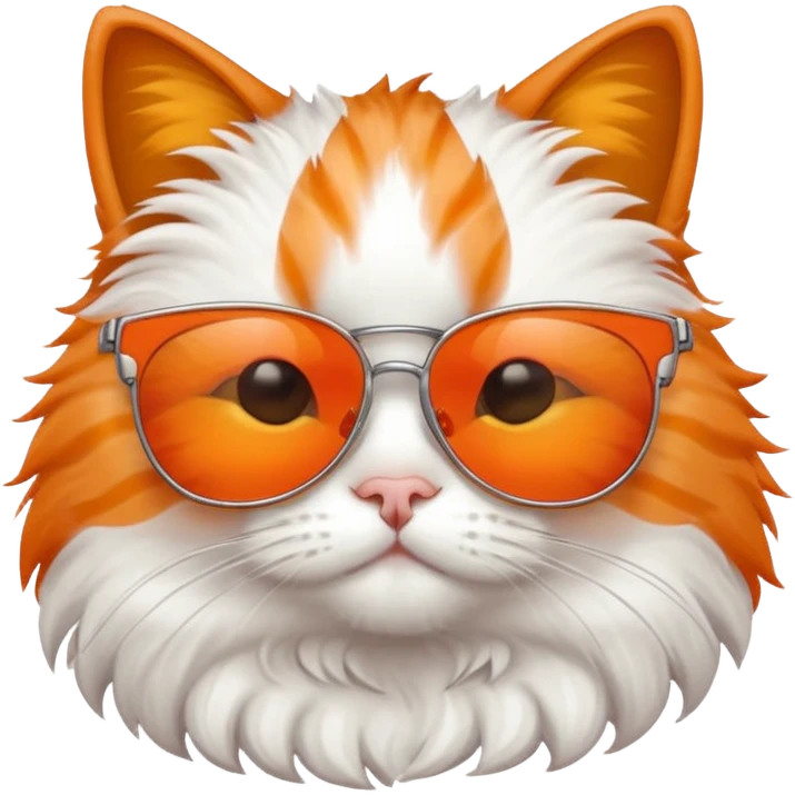 Cat wearing sunglasses emoji