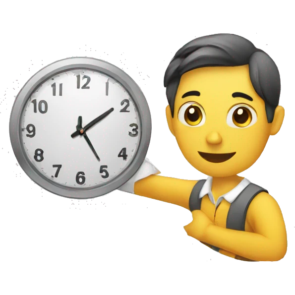 customer planning time  emoji