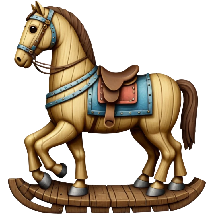 trojan horse no saddle emoji