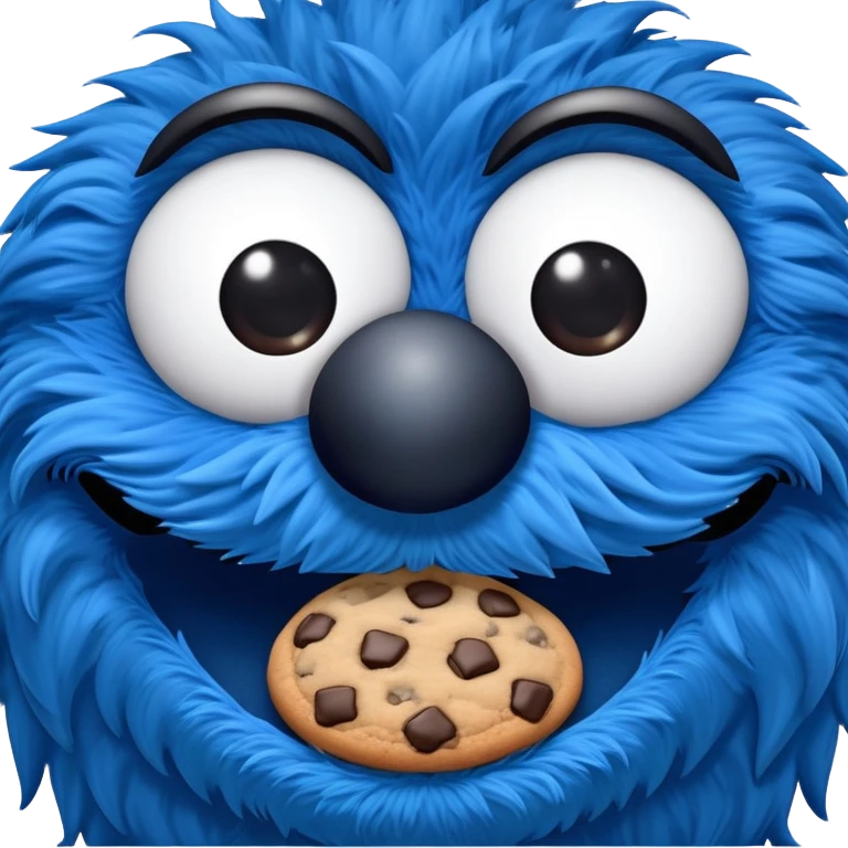 Cookie Monster from Elmo  emoji