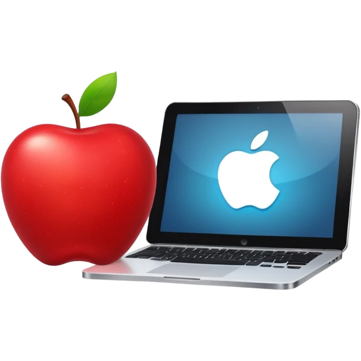 middle gray apple ELECTRONIC DEVICE emoji