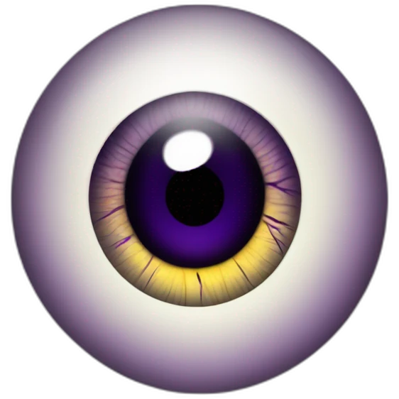 majestic godly violet iris eyeball serious symmetrical emoji