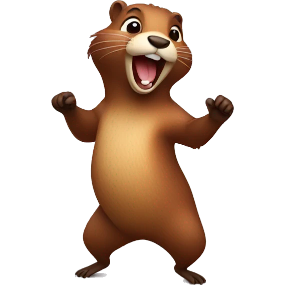 beaver dancing emoji
