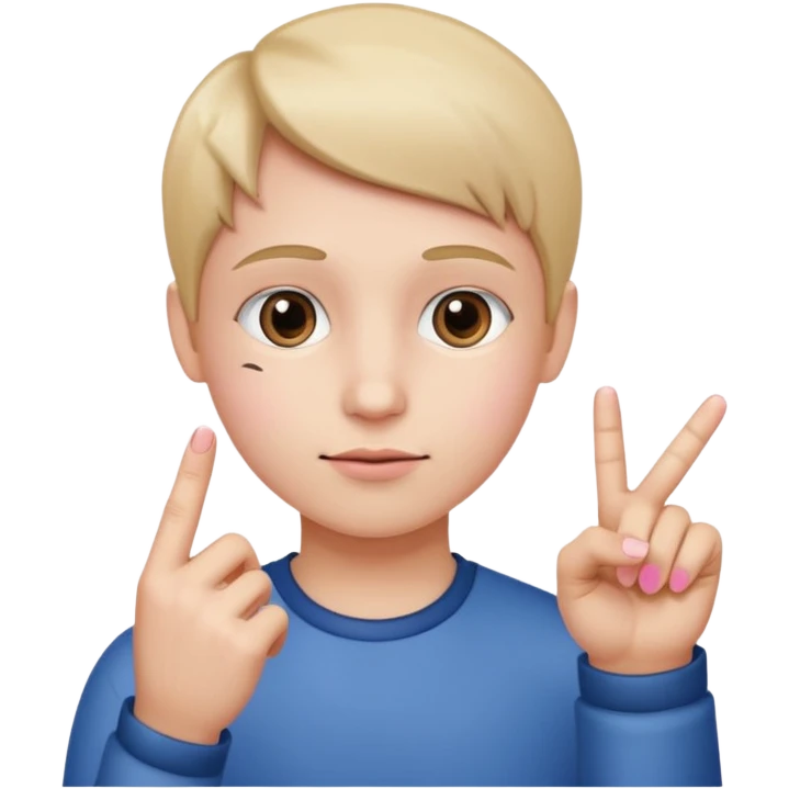 Face with younger sticking out and the pointer finger and pinky hand biside emoji