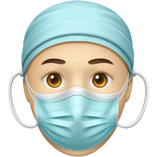 only medical mask emoji
