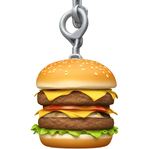 Burger driving hoist emoji