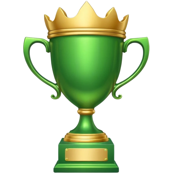 green trophy  emoji