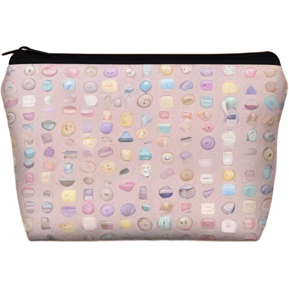 aesthetic cosmetic bag emoji