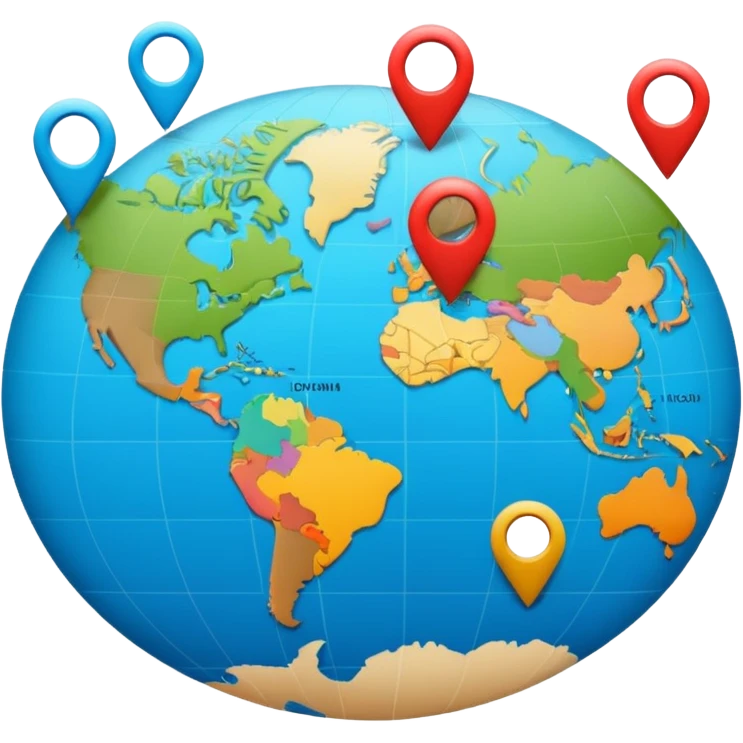 travel itinerary, no text or letters emoji