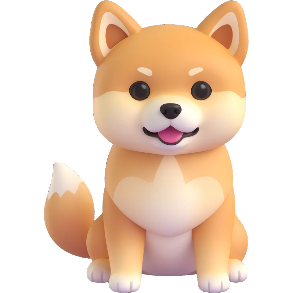 cute shiba inu emoji