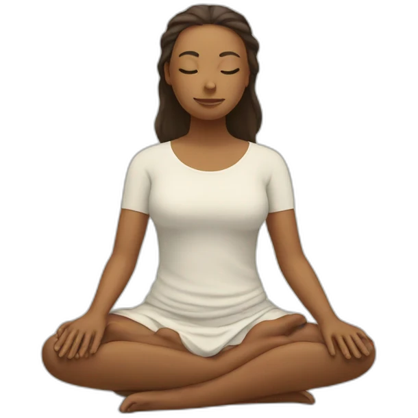 meditation emoji