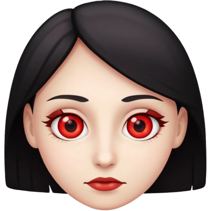 Tried with red eyes emoji