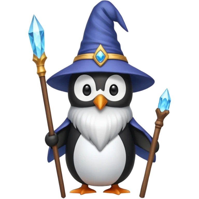 wizard penguin  emoji