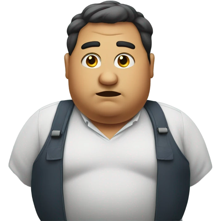 Very fat person  emoji