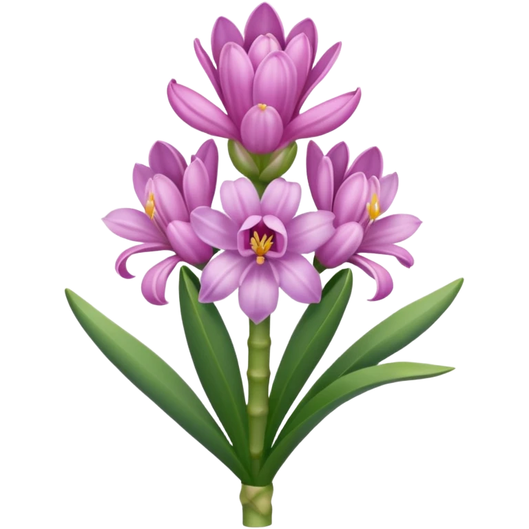 a light margenta  Hyacinth emoji