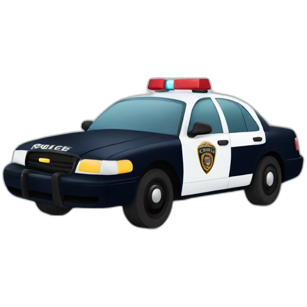 police car emoji