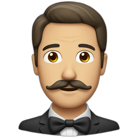 man with mustache emoji
