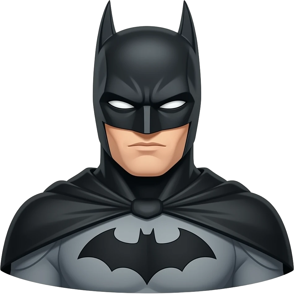 Batman working as a freelancer emoji