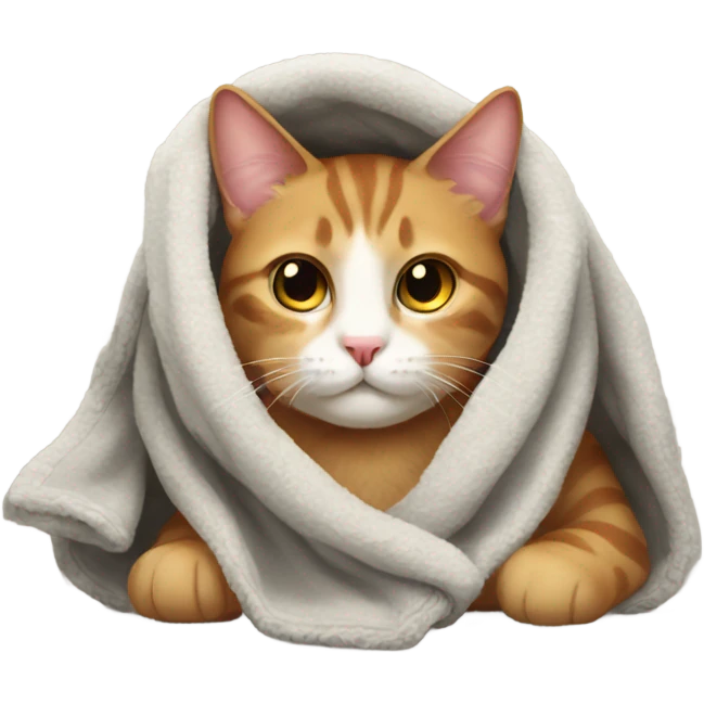 Blanket cat emoji