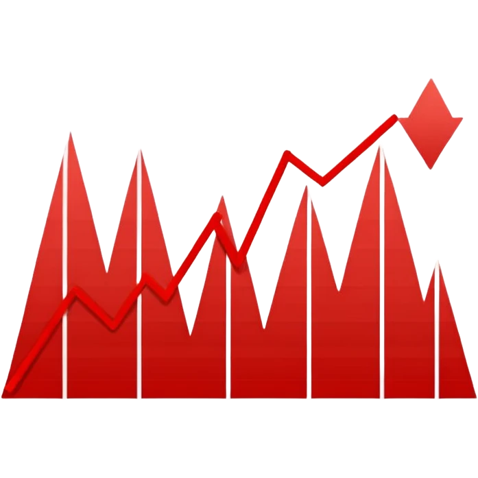 chart going down emoji