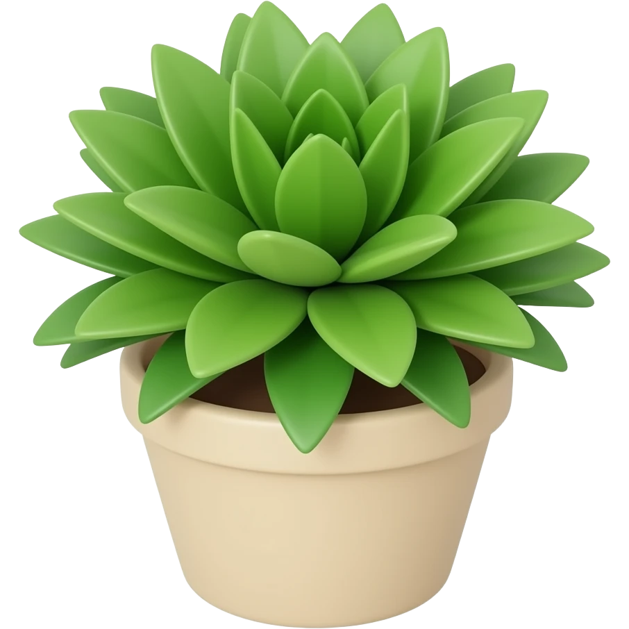 plant in a cream pot emoji