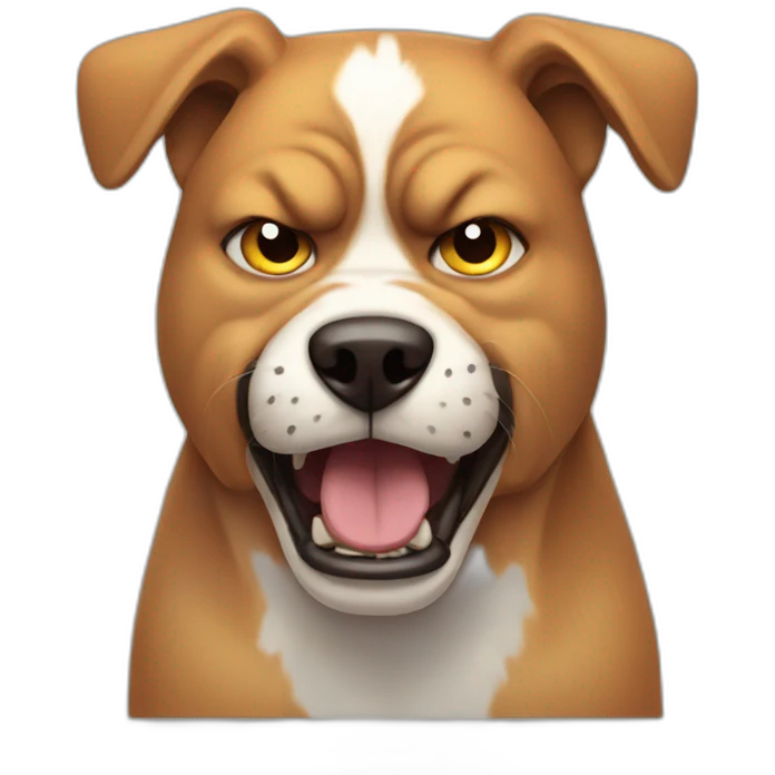 angry dog emoji