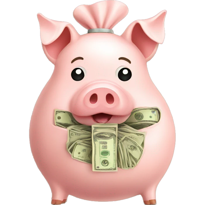 pig fat with money bag emoji