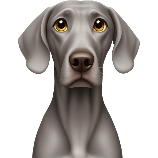 Weimaraner emoji
