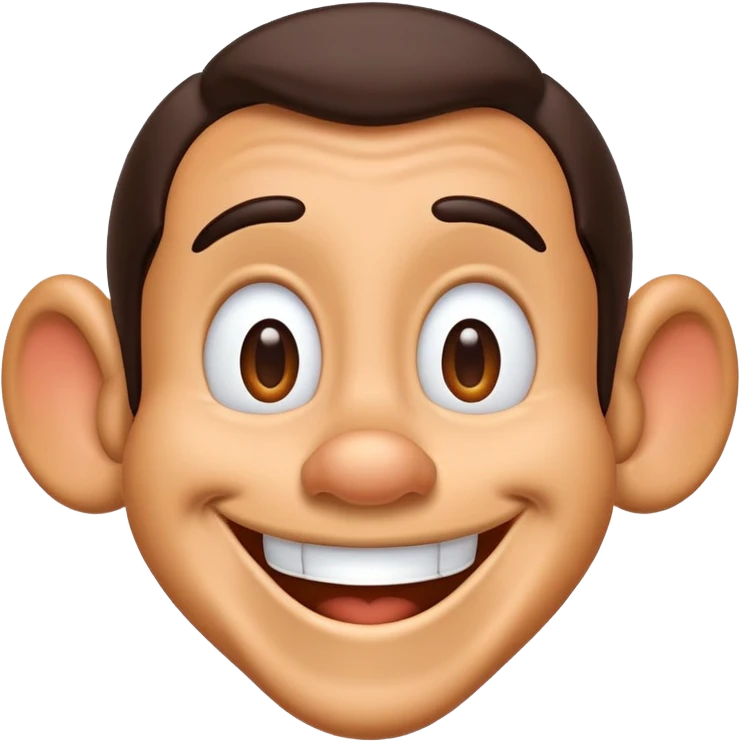 Goofy from Disney smiling emoji