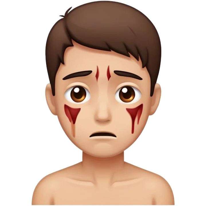 Hurt person emoji