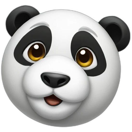 Panda make selfie emoji