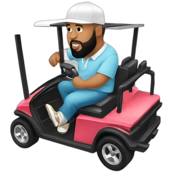 dj khaled driving golf cart emoji
