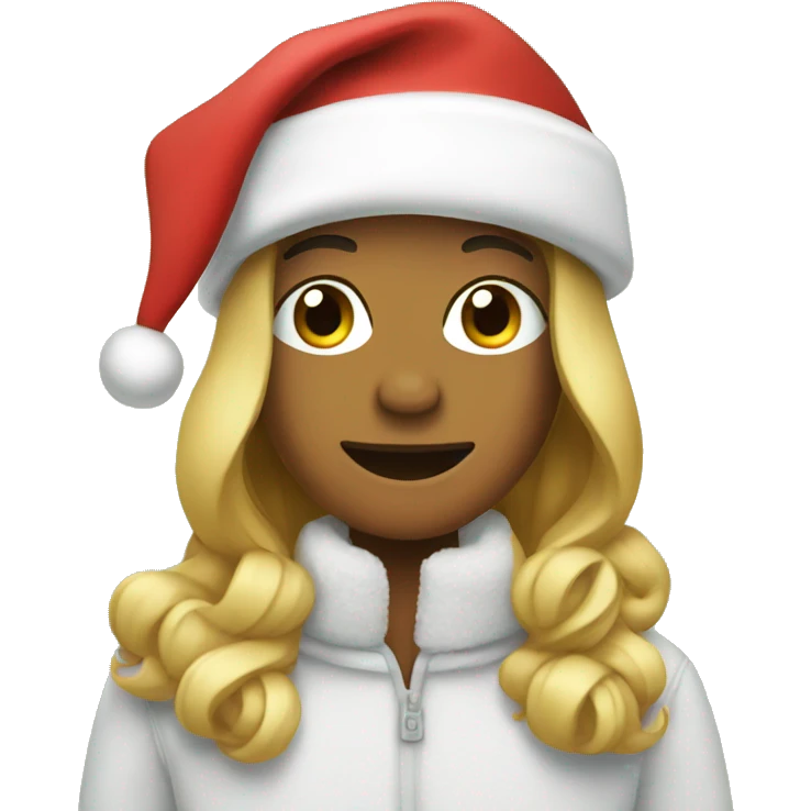 Christmas inspired emoji