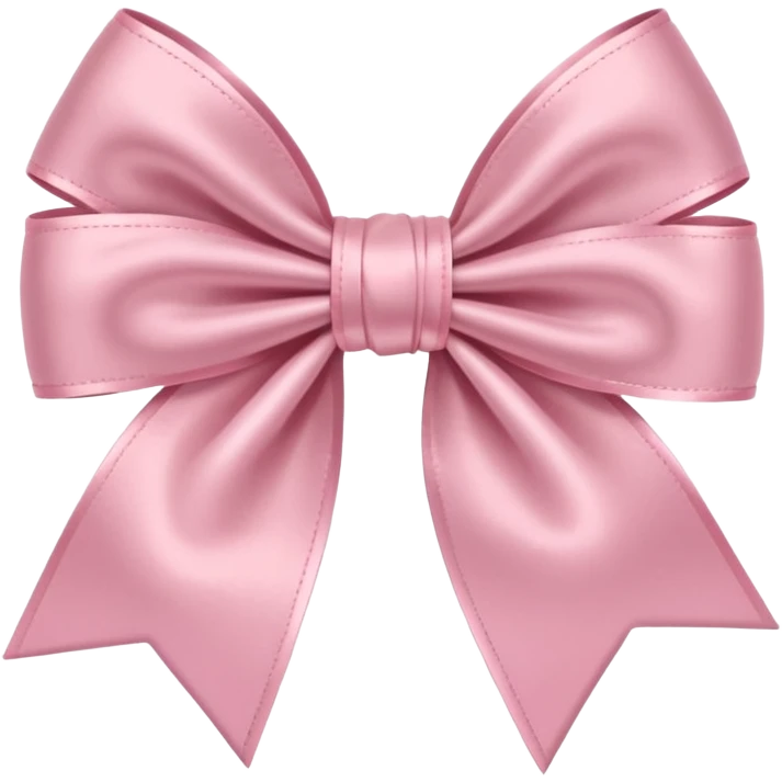 Cute light pink bow  emoji