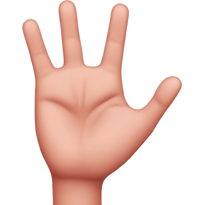 Heart hand  emoji