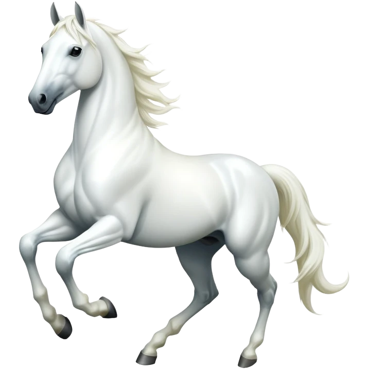 cinematic-[white horse]-realistic-full-body-galopping-emoji,-tail-flicking-lazily,-head-tilted-dramatically,-sleek-[white]-coat,-simplified-yet-realistic-focused-features,-highly-detailed,-glowing-with-an-almost-sarcastic-glow emoji