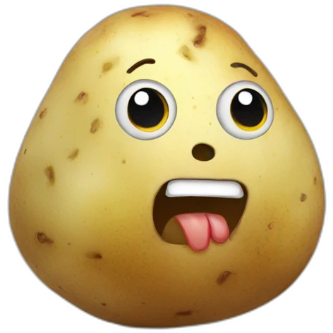 Alive potato emoji
