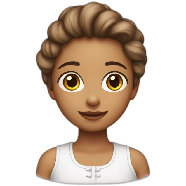Une étoile avec une fille emoji