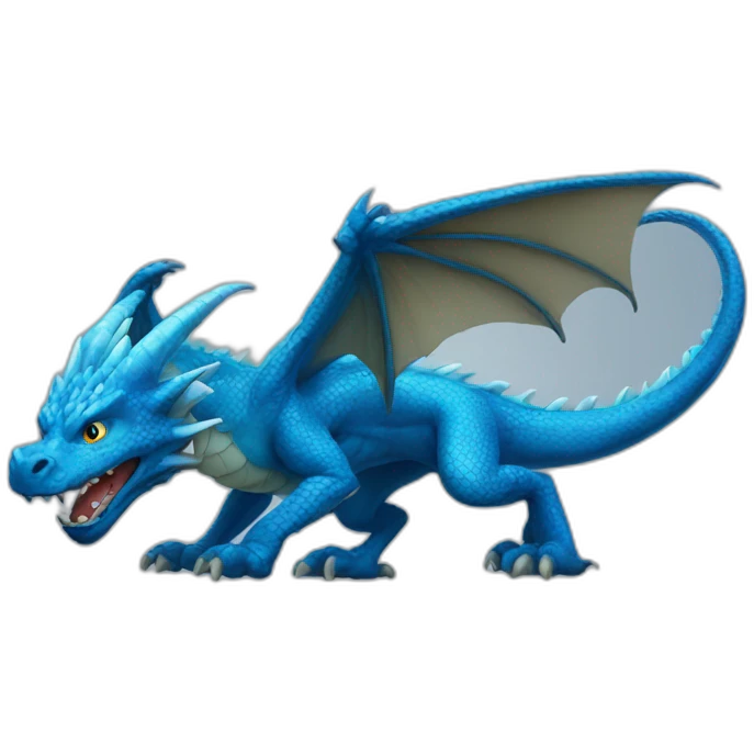 blue dragon emoji