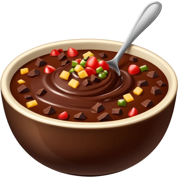 salsa de chocolate emoji