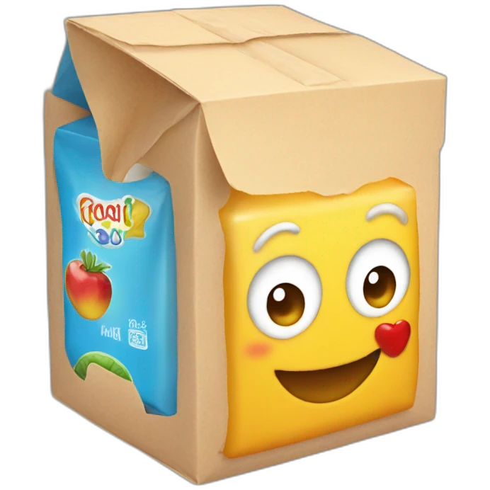 Juice box emoji