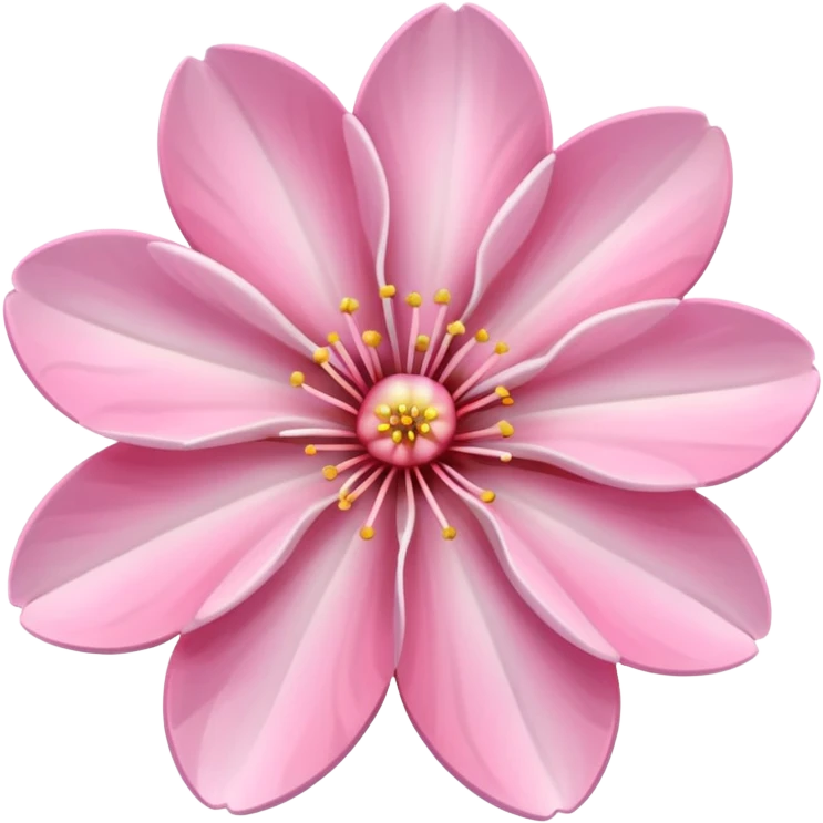 pink cherry blossom with a soft glow emoji