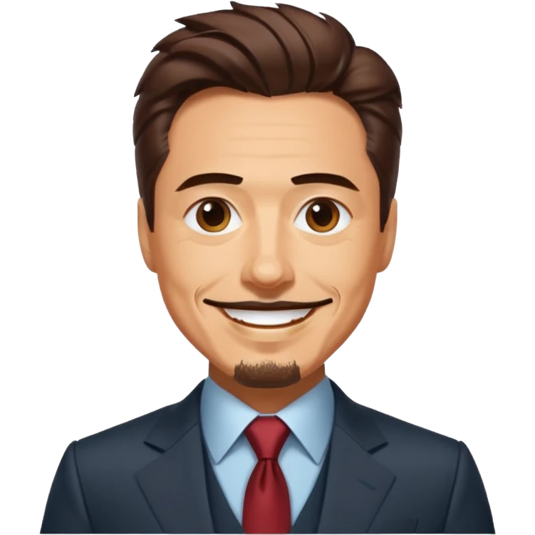 happy tony stark emoji