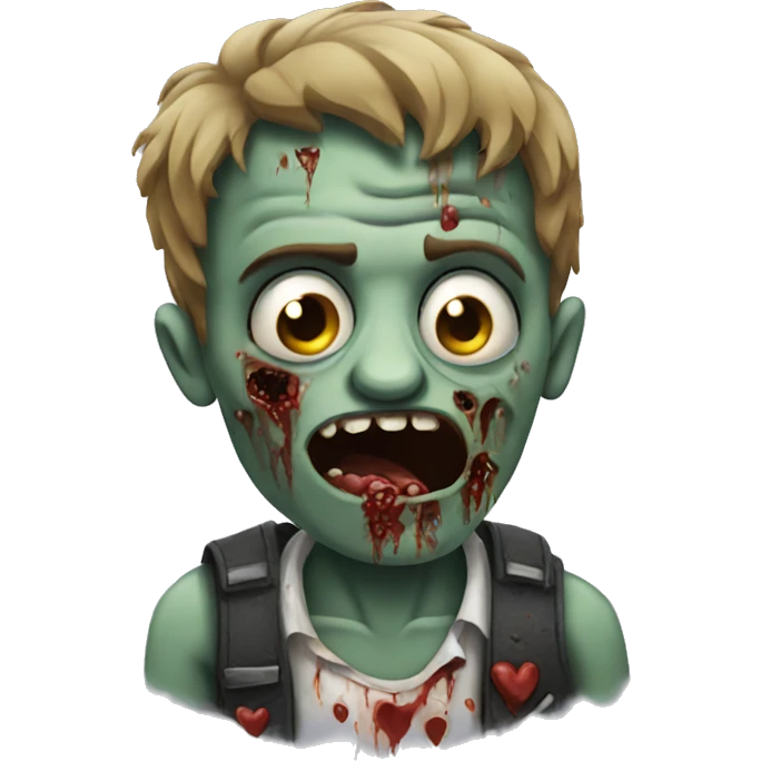 Zombie love emoji
