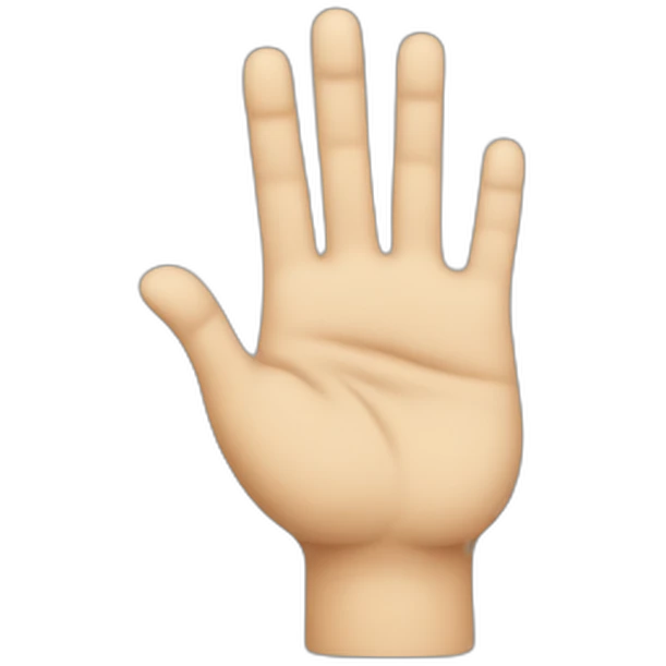 an ok hand gesture with a face in the middle emoji