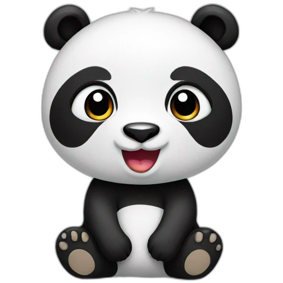 panda for e-store  emoji