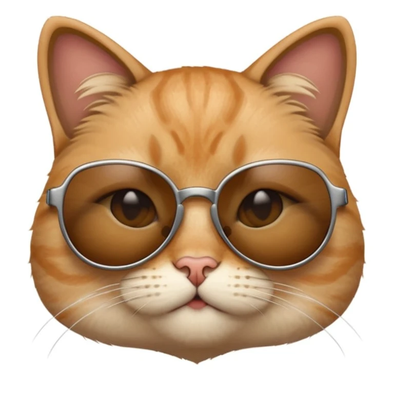 Cat wearing sunglasses emoji