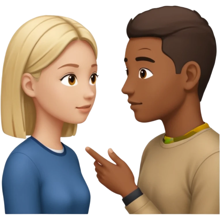 back and forth turn taking during a face to face conversation between two humans emoji
