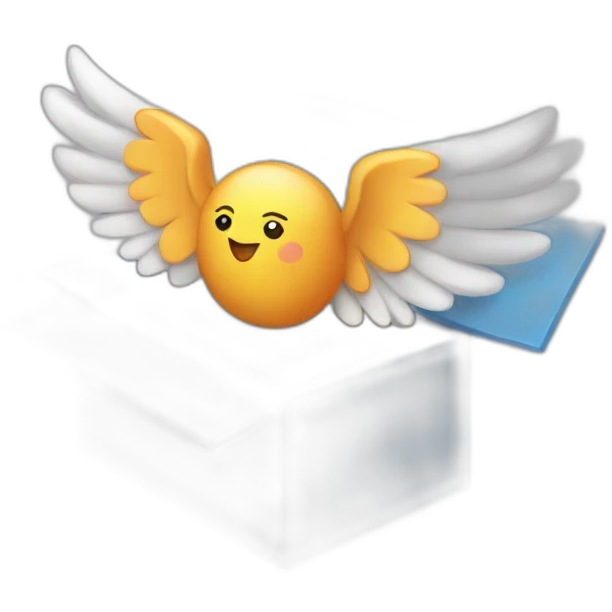 box with wings emoji