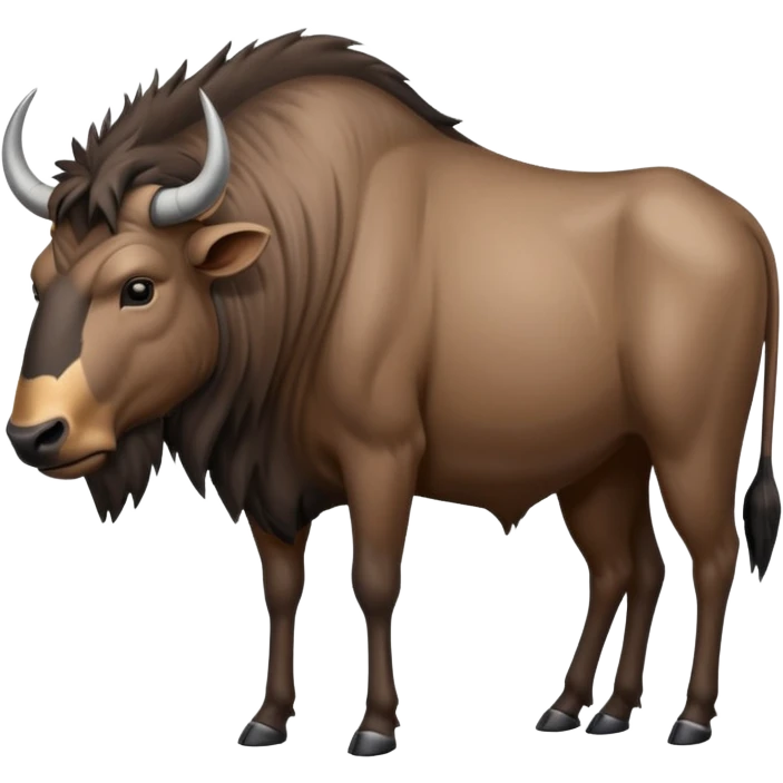 Wildebeest super realistic  emoji